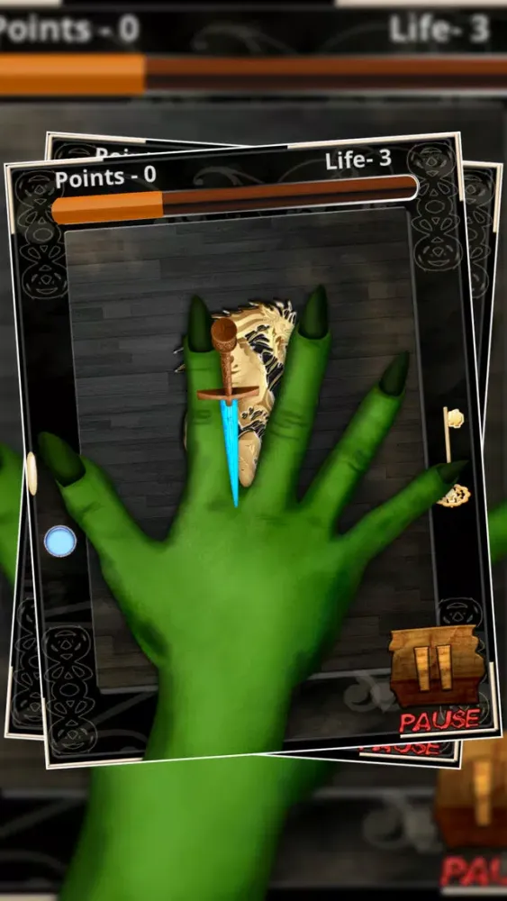 Magic Knife Agility Quest : RPG Creatures and Monsters Hands - Free Ekran Görüntüleri