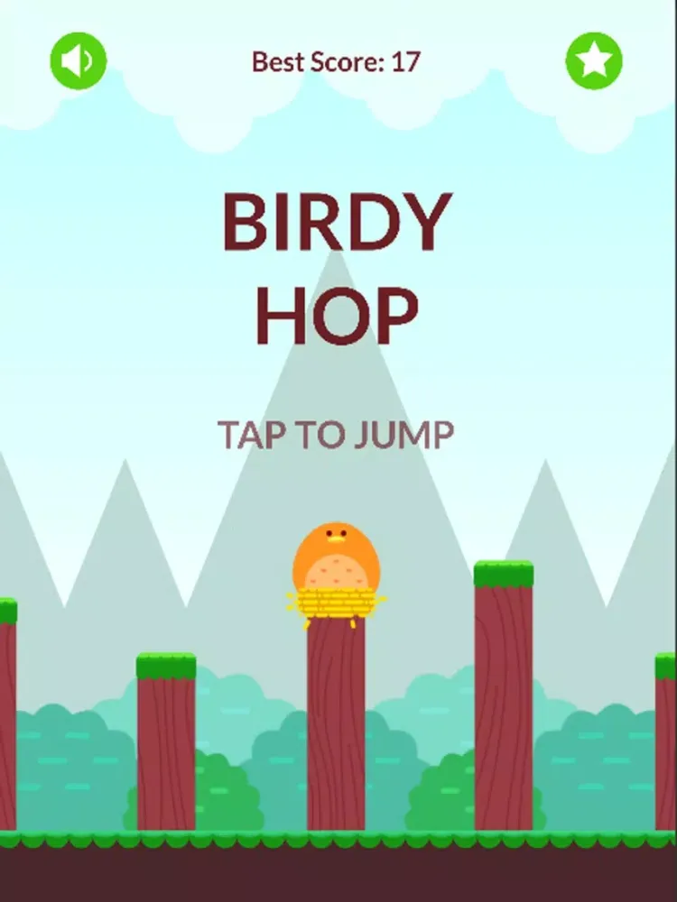 Tangkapan skrin Birdy Hop iPad 