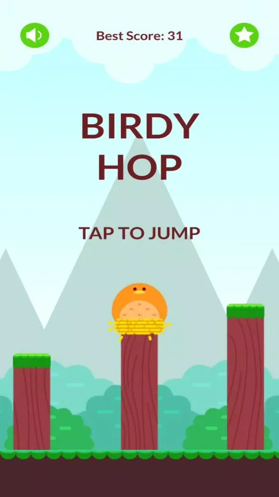 Tangkapan skrin Birdy Hop