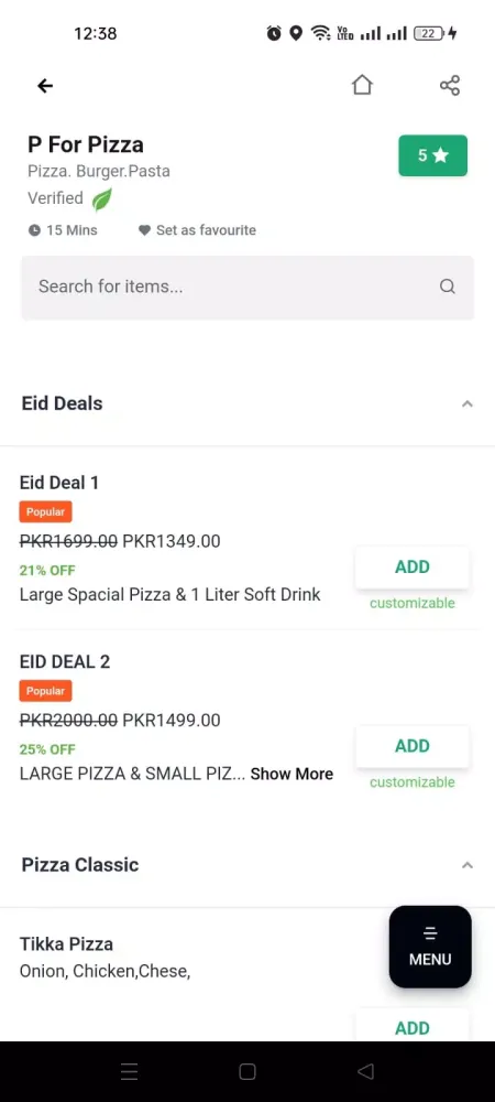 Captures d'écran de Marto | Food Delivery APP