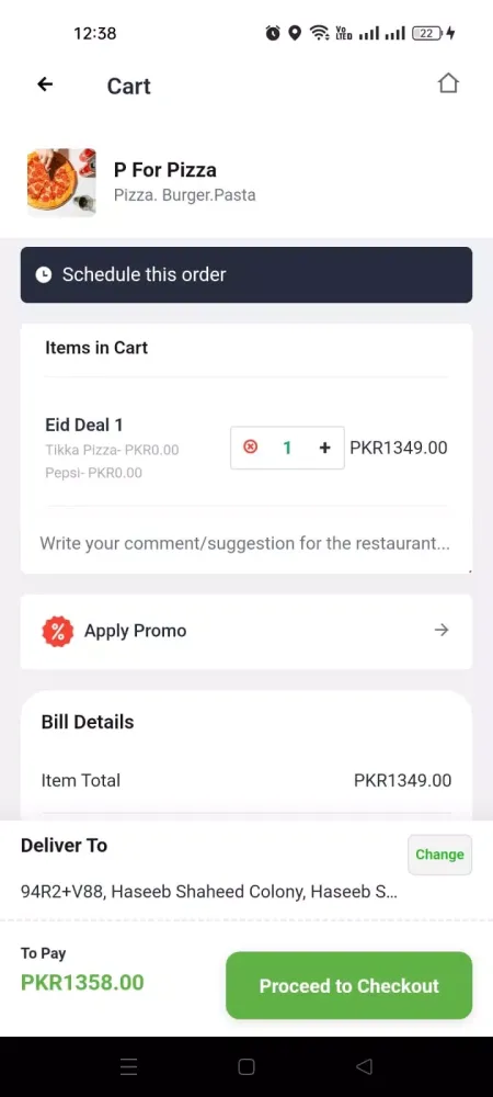 Captures d'écran de Marto | Food Delivery APP