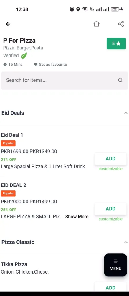 Captures d'écran de Marto | Food Delivery APP