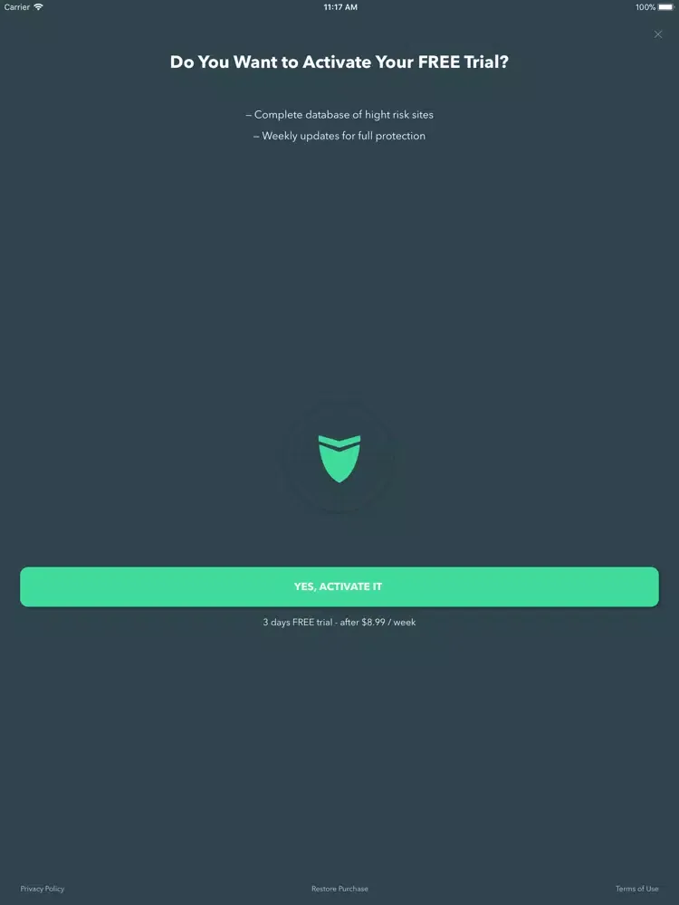 Protected Adblocker Pro iPad  Ekran Görüntüleri