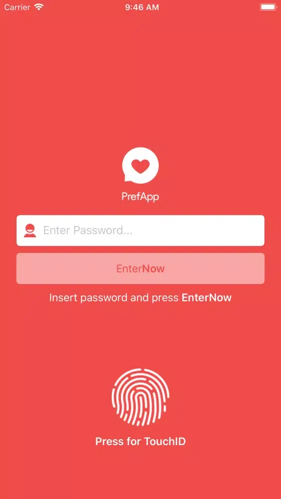 Ảnh chụp màn hình của PrefApp