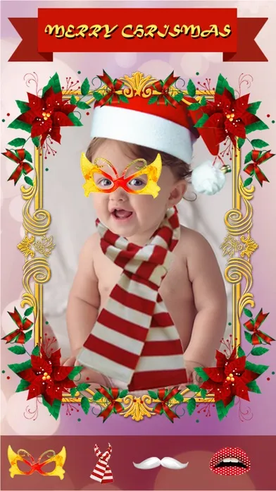 Ảnh chụp màn hình của Xmas Dressup Salon Photo Effect App: Edit Your Pics And Selfie With Awesome Filters Effects And Lots of Editing Tools - Share Moments With Friends