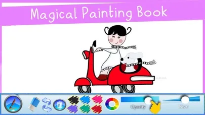 ภาพหน้าจอของ Sketch Scribble Art - Scrawl Art | Simple Drawing App & Learn How to Draw something on Pad for kids
