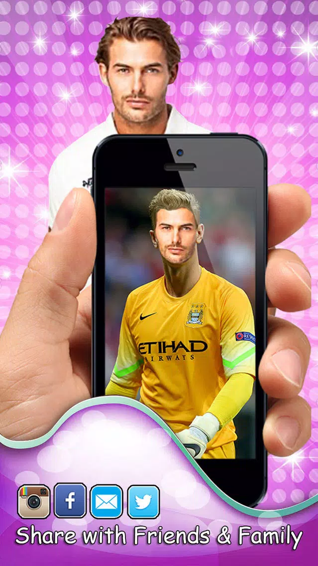 Скриншоты Photo Face Changer HD For UEFA Euro 2016 - Adjust your Face with Soccer Hero players