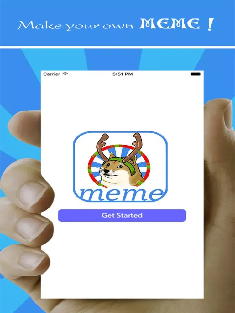ภาพหน้าจอของ Funny Meme Creator - Caption for photo & LOL Troll Face Instant Meme iPad 