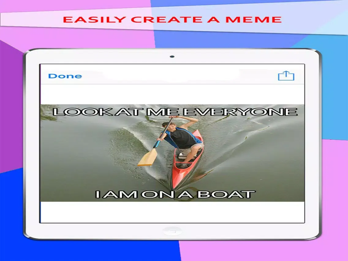 Captures d'écran de Funny Meme Summer 2016 Edition - Athlete Meme Background & Maker iPad 