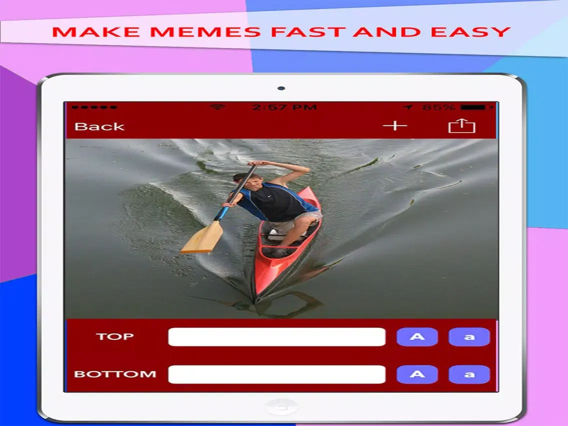 Captures d'écran de Funny Meme Summer 2016 Edition - Athlete Meme Background & Maker iPad 