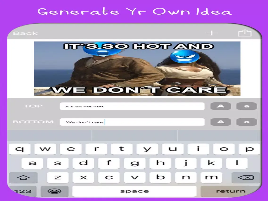 Meme Match HD lite - Add Text to Photos & Create Meme of Rage Face iPad  Screenshots