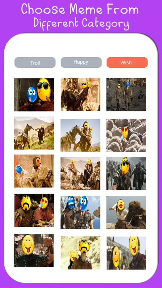 Meme Match HD lite - Add Text to Photos & Create Meme of Rage Face Screenshots