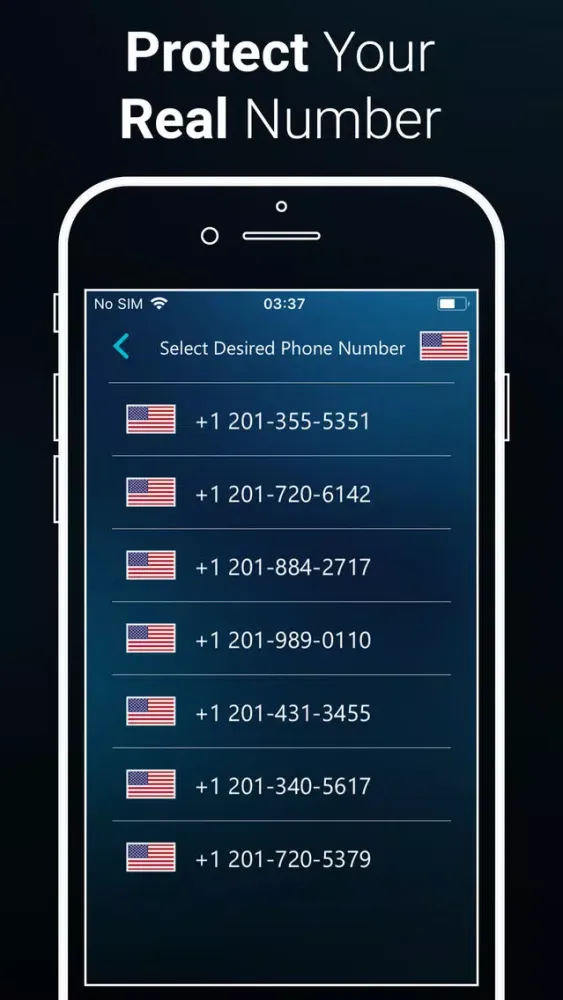 Zrzuty ekranu 2nd Phone Number - Calling App