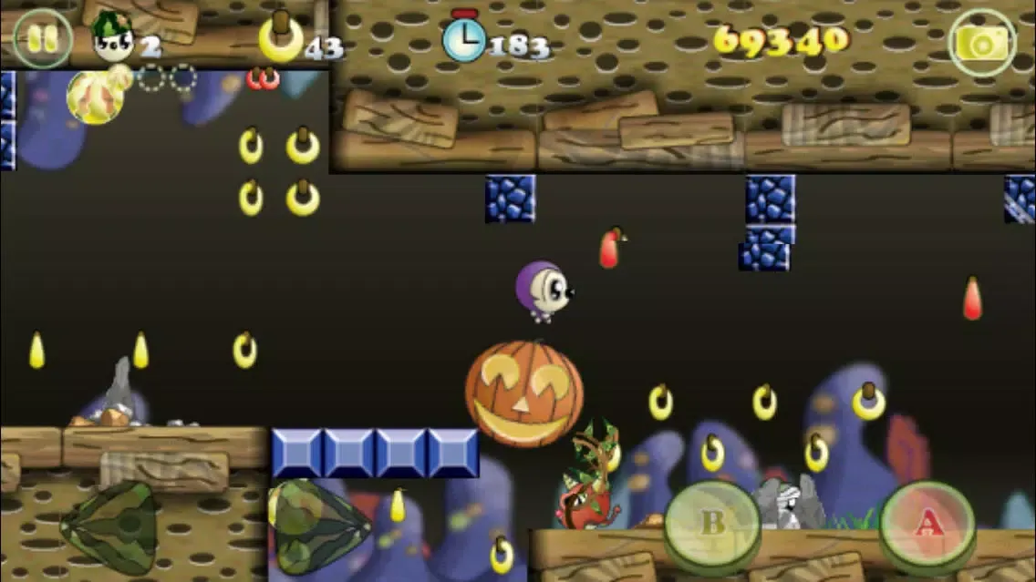 Zrzuty ekranu Monko Quest Halloween - Monkeys Graveyard Adventure