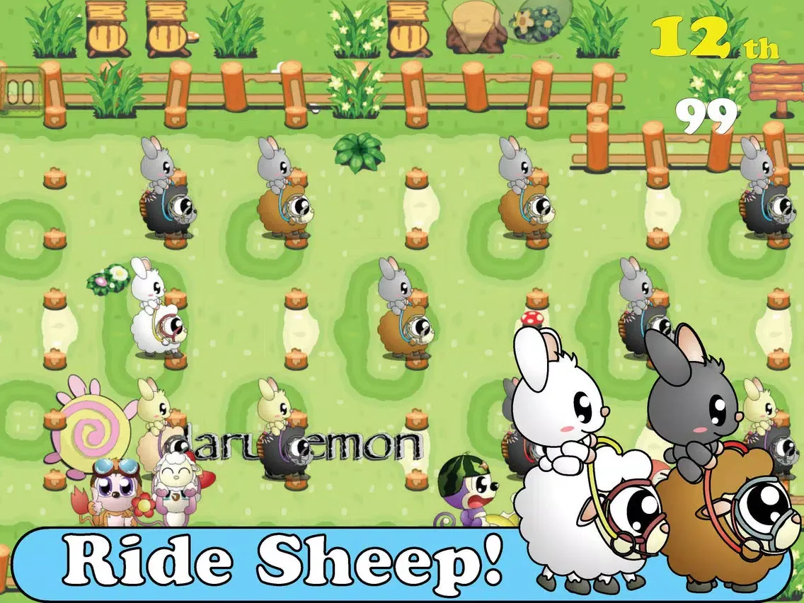 Sheepo Race - PPBunny Rider iPad  স্ক্রিনশট