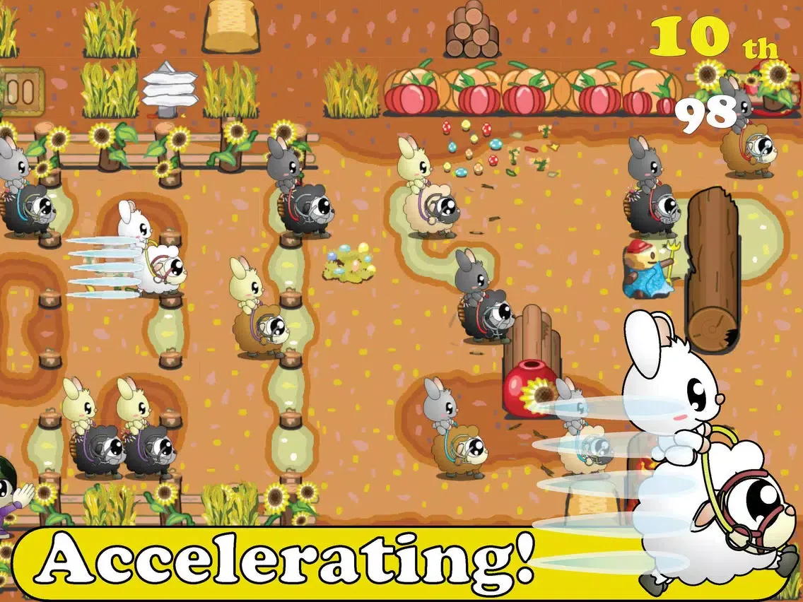 Sheepo Race - PPBunny Rider iPad  স্ক্রিনশট