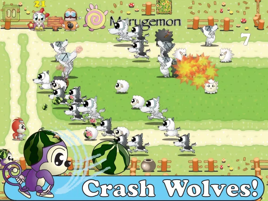 Capturas de pantalla de Sheepo Save - Defend the Sheep iPad 