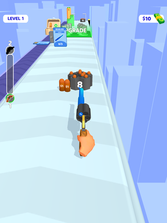 Tangkapan layar Barrel Power Run iPad 
