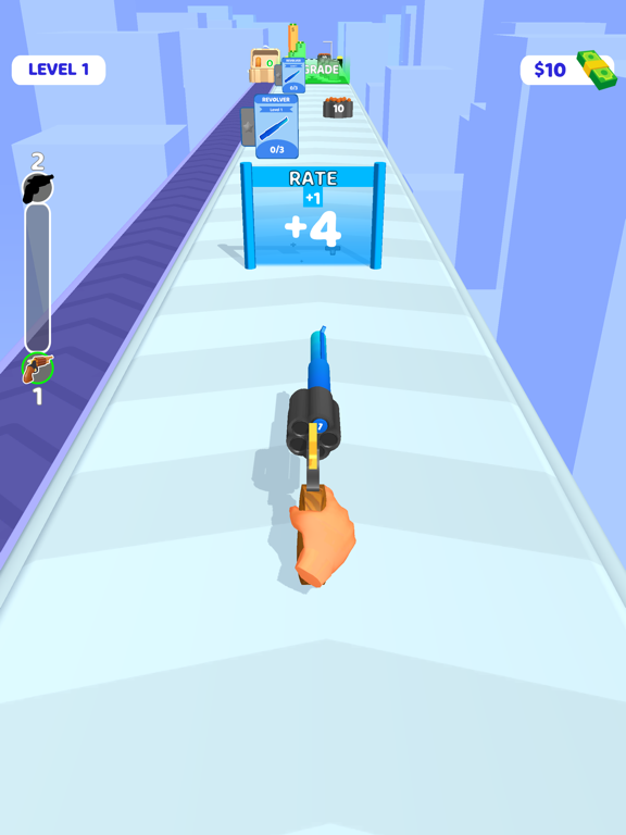 Tangkapan layar Barrel Power Run iPad 