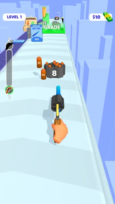 Capturas de tela do Barrel Power Run