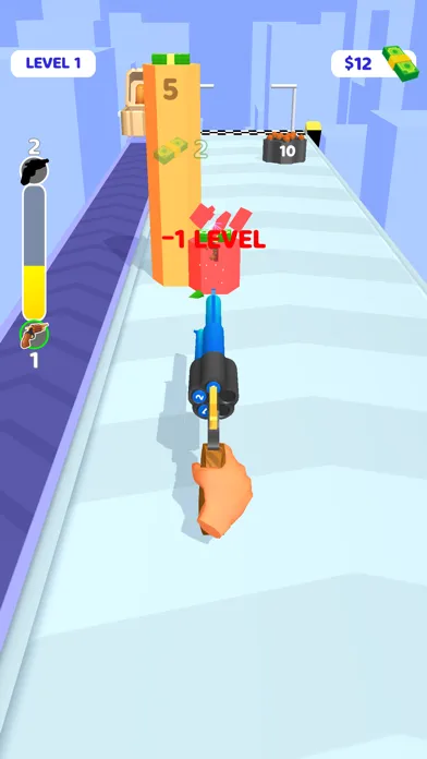 Capturas de tela do Barrel Power Run