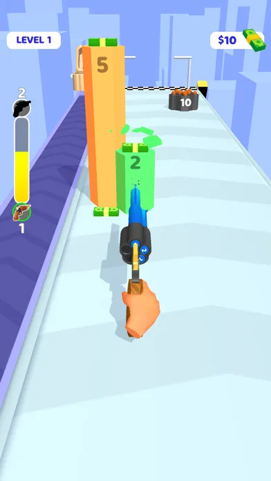 Capturas de tela do Barrel Power Run