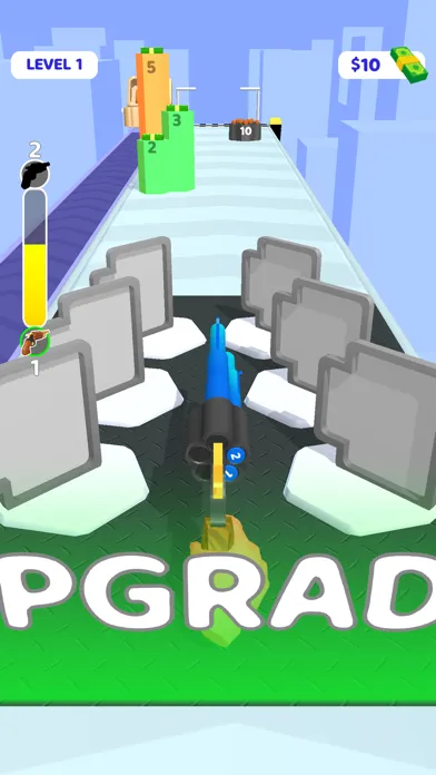 Capturas de tela do Barrel Power Run