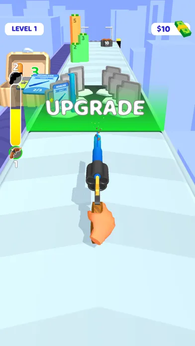Capturas de tela do Barrel Power Run
