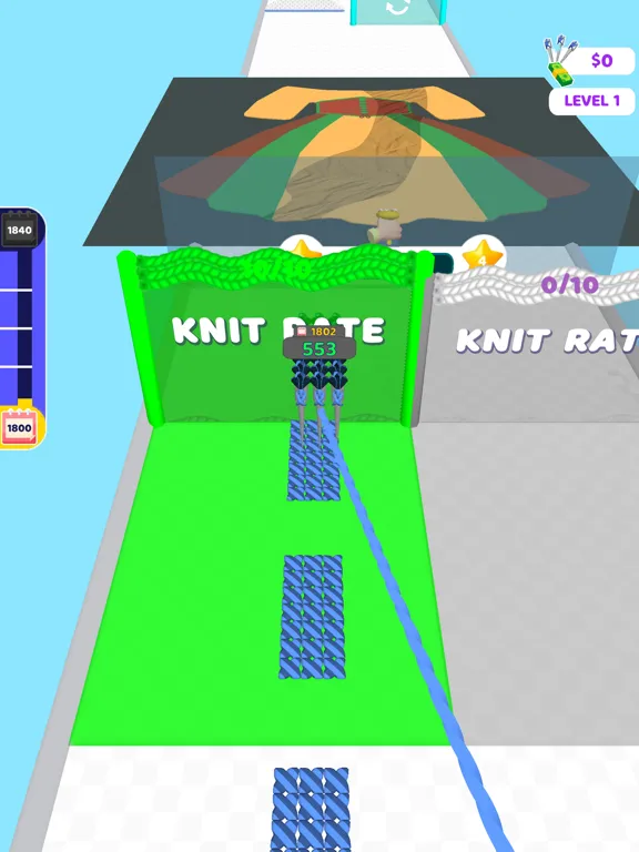 Knit Runner! iPad  스크린샷