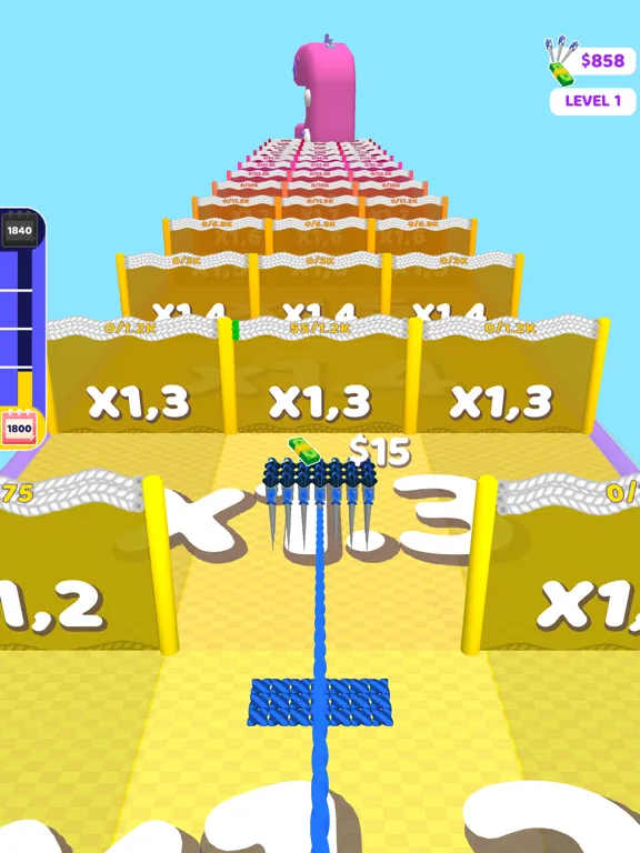 Knit Runner! iPad  스크린샷