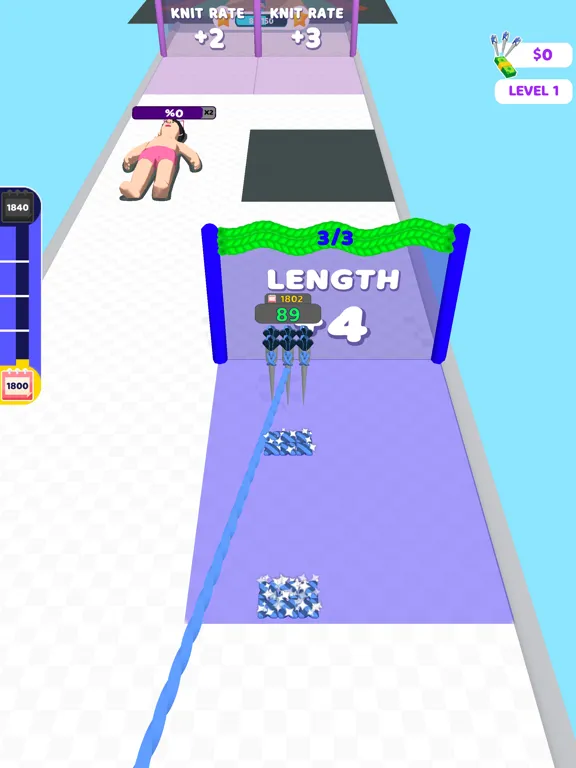 Knit Runner! iPad  스크린샷