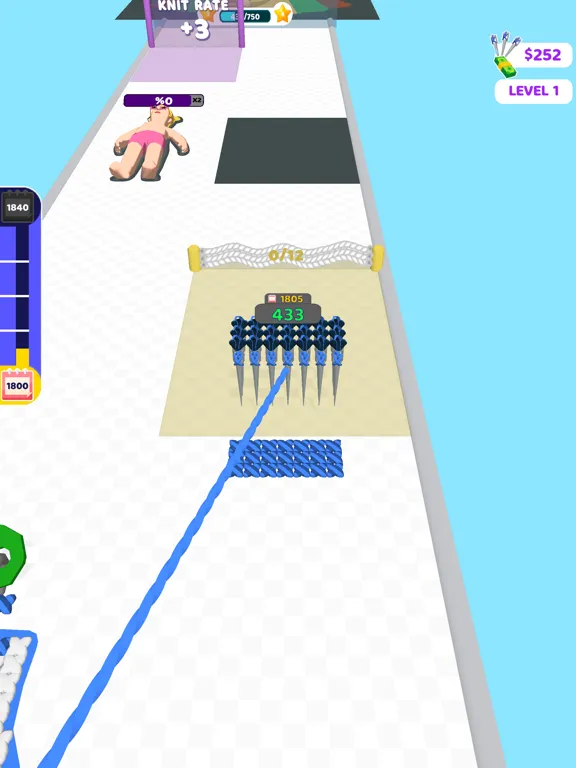 Knit Runner! iPad  스크린샷