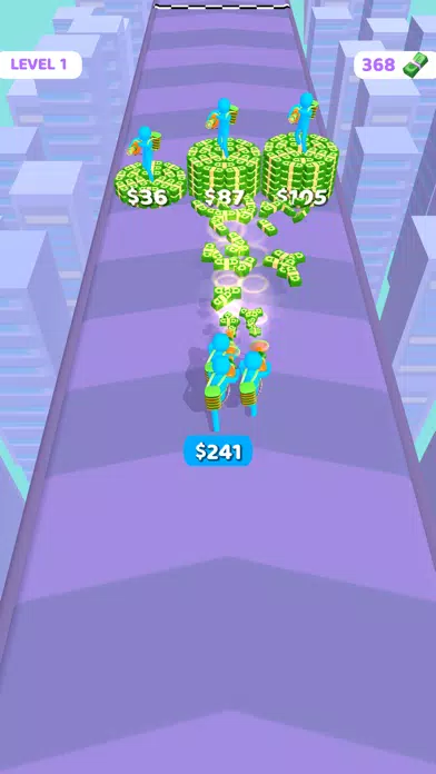 Capturas de tela do Money Sucker Runner