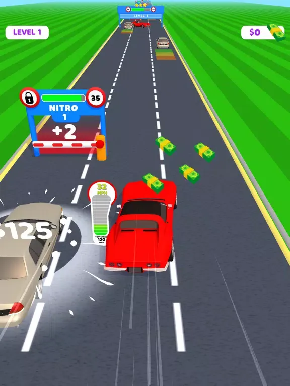 Overtake Car iPad  स्क्रीनशॉट