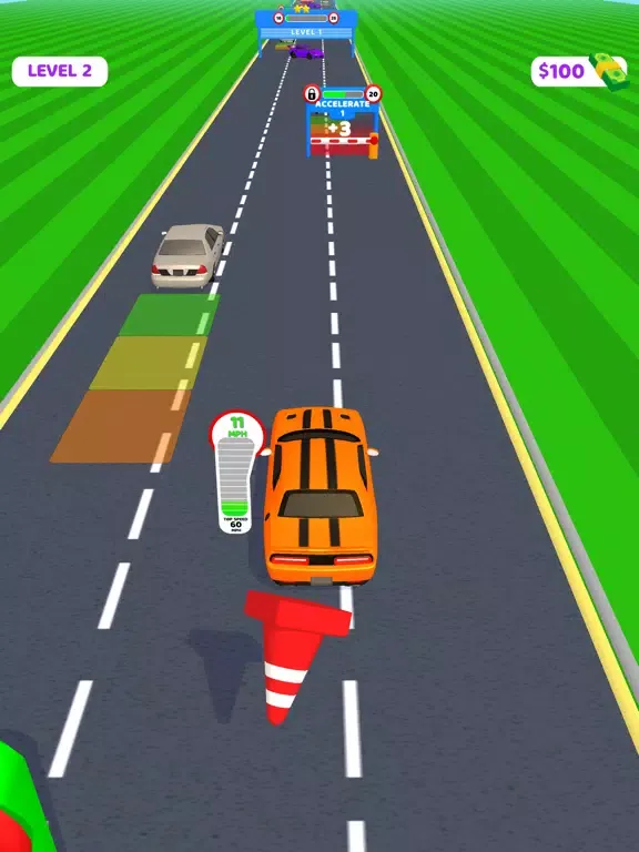 Overtake Car iPad  स्क्रीनशॉट