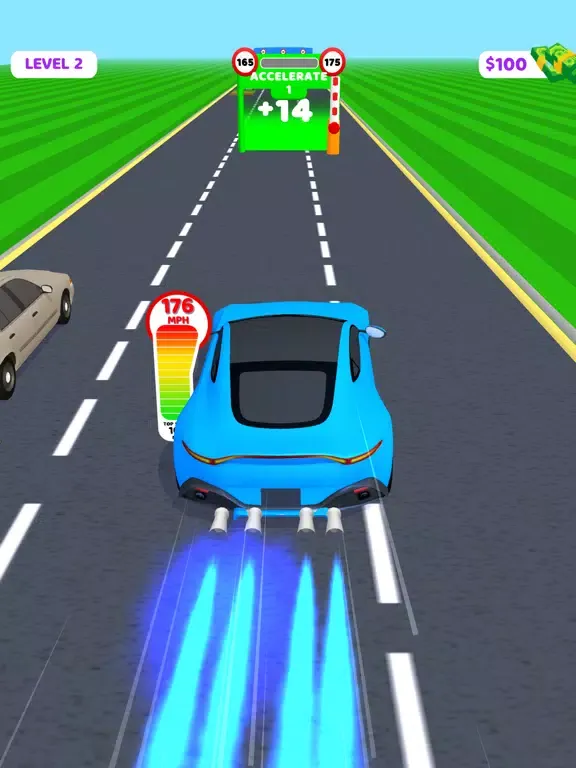 Overtake Car iPad  स्क्रीनशॉट