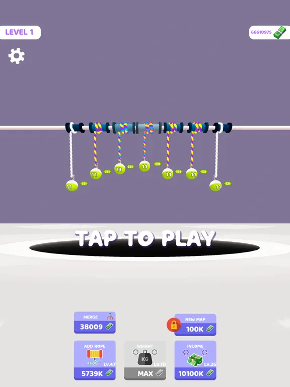 Ropes & Balls iPad  स्क्रीनशॉट