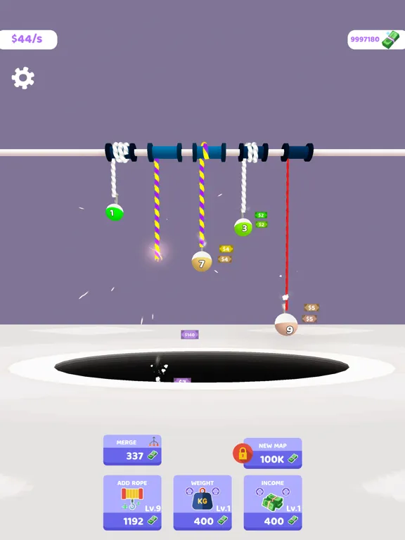 Ropes & Balls iPad  स्क्रीनशॉट