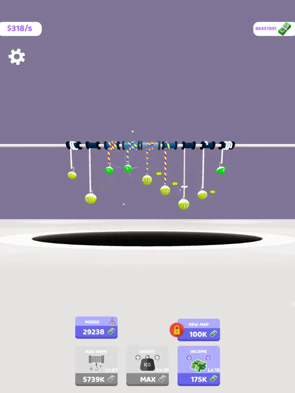 Ropes & Balls iPad  स्क्रीनशॉट