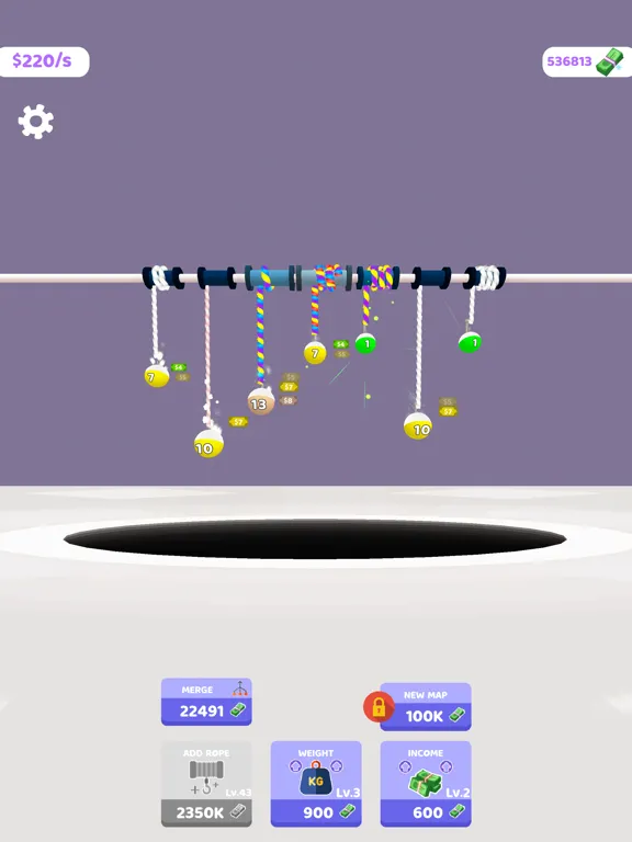Ropes & Balls iPad  स्क्रीनशॉट