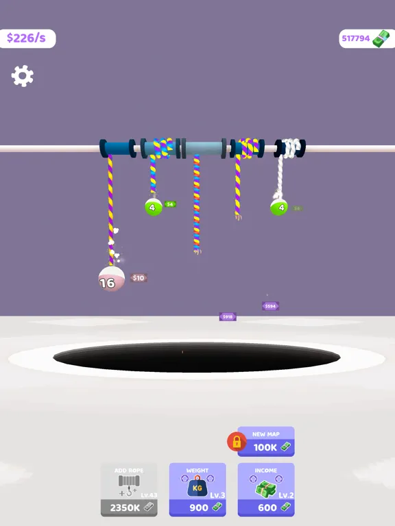 Ropes & Balls iPad  स्क्रीनशॉट