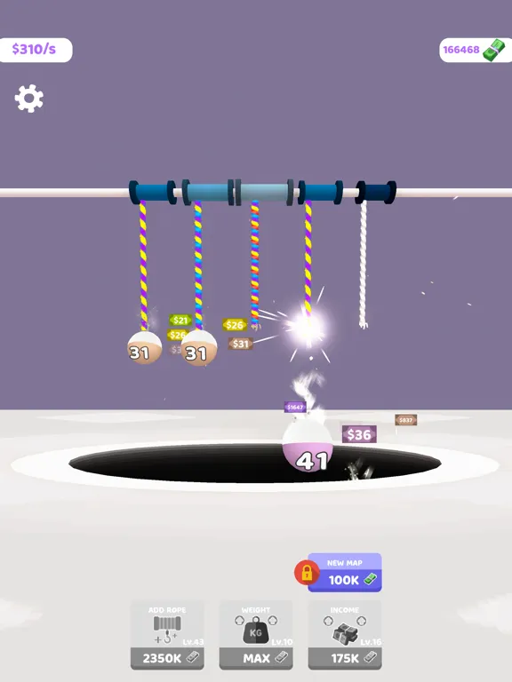 Ropes & Balls iPad  स्क्रीनशॉट