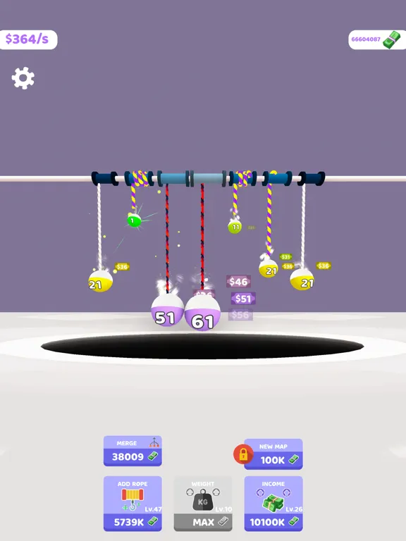 Ropes & Balls iPad  स्क्रीनशॉट