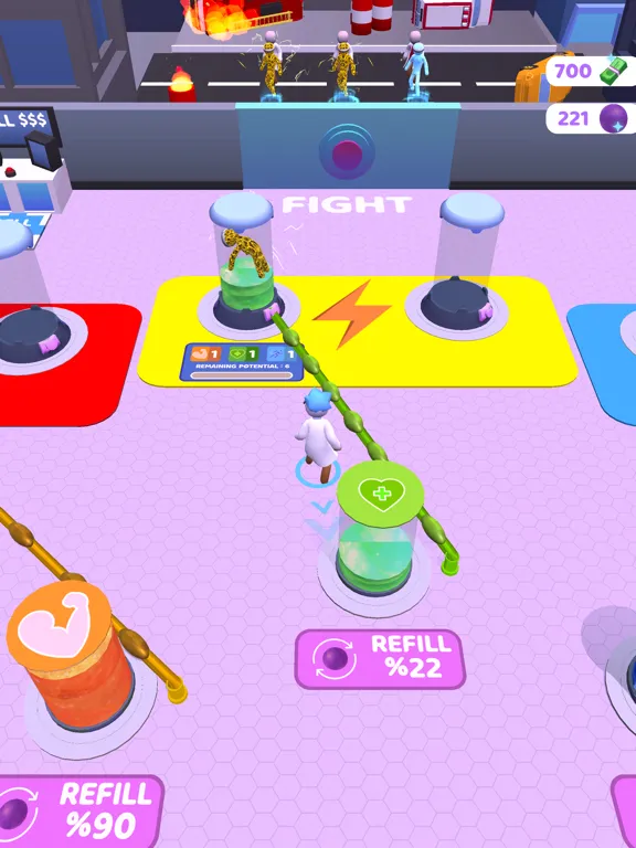 Capturas de tela do Superhero Academy! iPad 