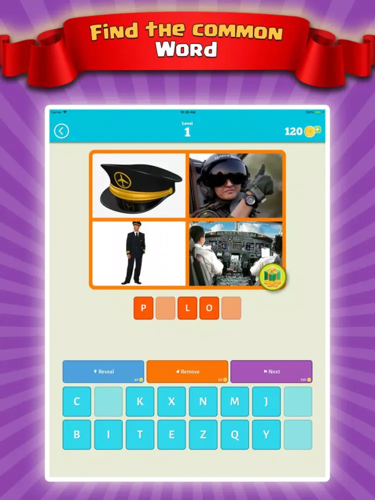 Four Pictures One Word iPad  Screenshots