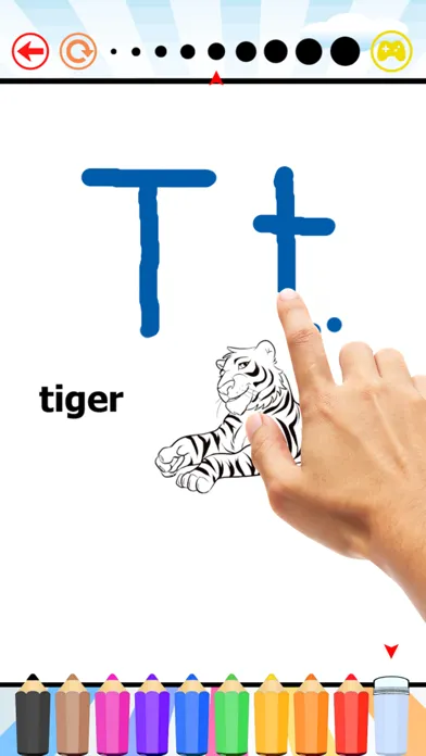 Tangkapan skrin Learn ABC Free: Education To Write Alphabet, Numbers and English Words
