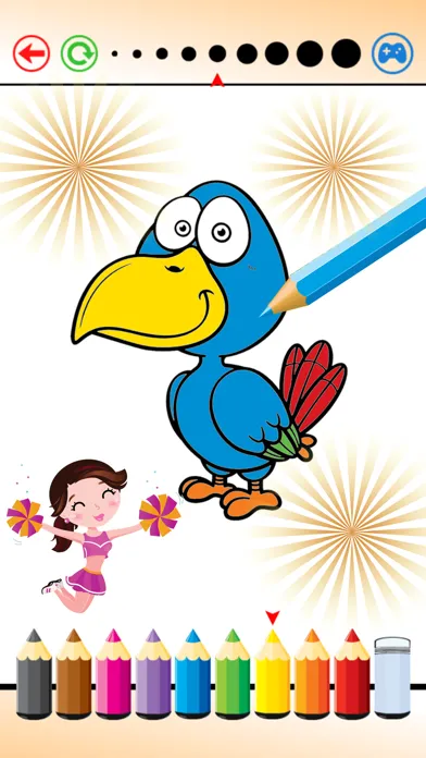 Bird Painting - Coloring Book and Drawing for Kids স্ক্রিনশট