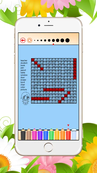 Crossword game for intelligent: Word Search puzzle in the letters table Screenshots