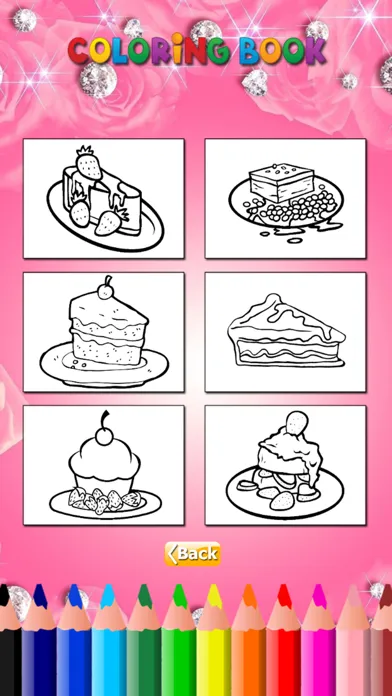 Скриншоты Cupcake Coloring Book HD: Learn to draw and color a cake, free games for children