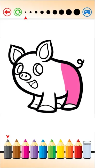 Capturas de pantalla de Cute Animal Coloring Book - Learn Drawing for Kids